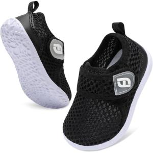 image:imageJOINFREE Baby Water Shoes Toddler Boys Girls Sandals Baby Lightweight Beach Swim Pool Shoes Kids Barefoot QuickDry Auqa Socks Infant First Walking ShoesBlack