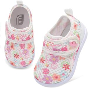 image:imageJOINFREE Baby Water Shoes Toddler Boys Girls Sandals Baby Lightweight Beach Swim Pool Shoes Kids Barefoot QuickDry Auqa Socks Infant First Walking ShoesFlower