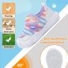 image:imageJOINFREE Toddler Water Shoes Girls Boys Wide Barefoot Beach Sandals Lightweight Summer Swim Shoes QuickDry NonSlip Aqua Athletic Outdoor Walking SneakersPrainbow