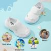 image:imageJOINFREE Toddler Water Shoes Girls Boys Wide Barefoot Beach Sandals Lightweight Summer Swim Shoes QuickDry NonSlip Aqua Athletic Outdoor Walking SneakersWhite