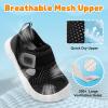 image:imageJOINFREE Toddler Water Shoes Girls Boys Wide Barefoot Beach Sandals Lightweight Summer Swim Shoes QuickDry NonSlip Aqua Athletic Outdoor Walking SneakersBlack