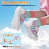 image:imageJOINFREE Toddler Water Shoes Girls Boys Wide Barefoot Beach Sandals Lightweight Summer Swim Shoes QuickDry NonSlip Aqua Athletic Outdoor Walking SneakersPrainbow