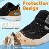 image:imageJOINFREE Toddler Water Shoes Girls Boys Wide Barefoot Beach Sandals Lightweight Summer Swim Shoes QuickDry NonSlip Aqua Athletic Outdoor Walking SneakersBlack