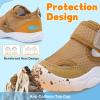image:imageJOINFREE Toddler Water Shoes Girls Boys Wide Barefoot Beach Sandals Lightweight Summer Swim Shoes QuickDry NonSlip Aqua Athletic Outdoor Walking SneakersBrown