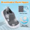 image:imageJOINFREE Toddler Water Shoes Girls Boys Wide Barefoot Beach Sandals Lightweight Summer Swim Shoes QuickDry NonSlip Aqua Athletic Outdoor Walking SneakersDarkgrey