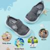 image:imageJOINFREE Toddler Water Shoes Girls Boys Wide Barefoot Beach Sandals Lightweight Summer Swim Shoes QuickDry NonSlip Aqua Athletic Outdoor Walking SneakersDarkgrey