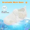 image:imageJOINFREE Baby Water Shoes Boys Girls Sandals Toddler Barefoot Beach Swim Shoes Baby Lightweight Summers Shoes Little Kids QuickDry Auqa Socks for Pool RiverWhite