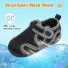 image:imageJOINFREE Baby Water Shoes Boys Girls Sandals Toddler Barefoot Beach Swim Shoes Baby Lightweight Summers Shoes Little Kids QuickDry Auqa Socks for Pool RiverBlackgrey