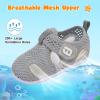 image:imageJOINFREE Baby Water Shoes Boys Girls Sandals Toddler Barefoot Beach Swim Shoes Baby Lightweight Summers Shoes Little Kids QuickDry Auqa Socks for Pool RiverLightgrey