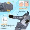image:imageJOINFREE Baby Water Shoes Boys Girls Sandals Toddler Barefoot Beach Swim Shoes Baby Lightweight Summers Shoes Little Kids QuickDry Auqa Socks for Pool RiverDarkgrey