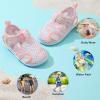 image:imageJOINFREE Baby Water Shoes Boys Girls Sandals Toddler Barefoot Beach Swim Shoes Baby Lightweight Summers Shoes Little Kids QuickDry Auqa Socks for Pool RiverColor Whitepink