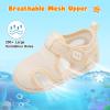 image:imageJOINFREE Baby Water Shoes Boys Girls Sandals Toddler Barefoot Beach Swim Shoes Baby Lightweight Summers Shoes Little Kids QuickDry Auqa Socks for Pool RiverBeige
