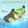 image:imageJOINFREE Baby Water Shoes Boys Girls Sandals Toddler Barefoot Beach Swim Shoes Baby Lightweight Summers Shoes Little Kids QuickDry Auqa Socks for Pool RiverDbluegreen