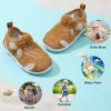 image:imageJOINFREE Baby Water Shoes Boys Girls Sandals Toddler Barefoot Beach Swim Shoes Baby Lightweight Summers Shoes Little Kids QuickDry Auqa Socks for Pool RiverBrown