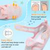image:imageJOINFREE Baby Water Shoes Boys Girls Sandals Toddler Barefoot Beach Swim Shoes Baby Lightweight Summers Shoes Little Kids QuickDry Auqa Socks for Pool RiverColor Whitepink