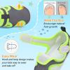 image:imageJOINFREE Baby Water Shoes Boys Girls Sandals Toddler Barefoot Beach Swim Shoes Baby Lightweight Summers Shoes Little Kids QuickDry Auqa Socks for Pool RiverDbluegreen
