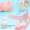 image:imageJOINFREE Baby Water Shoes Boys Girls Sandals Toddler Barefoot Beach Swim Shoes Baby Lightweight Summers Shoes Little Kids QuickDry Auqa Socks for Pool RiverPink