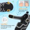 image:imageJOINFREE Baby Water Shoes Boys Girls Sandals Toddler Barefoot Beach Swim Shoes Baby Lightweight Summers Shoes Little Kids QuickDry Auqa Socks for Pool RiverBlackgrey