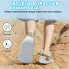 image:imageJOINFREE Toddler Sandals Kids Wide Girls Boys Aqua Athletic Sneakers Barefoot Beach Sandals QuickyDry Nonslip Outdoor Water Sports Hiking Sandals Summer Water Shoes for Pool River SwimBeige