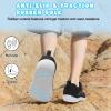 image:imageJOINFREE Toddler Sandals Kids Wide Girls Boys Aqua Athletic Sneakers Barefoot Beach Sandals QuickyDry Nonslip Outdoor Water Sports Hiking Sandals Summer Water Shoes for Pool River SwimBlack