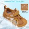 image:imageJOINFREE Toddler Sandals Kids Wide Girls Boys Aqua Athletic Sneakers Barefoot Beach Sandals QuickyDry Nonslip Outdoor Water Sports Hiking Sandals Summer Water Shoes for Pool River SwimBrown