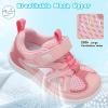 image:imageJOINFREE Toddler Sandals Kids Wide Girls Boys Aqua Athletic Sneakers Barefoot Beach Sandals QuickyDry Nonslip Outdoor Water Sports Hiking Sandals Summer Water Shoes for Pool River SwimPink