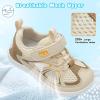image:imageJOINFREE Toddler Sandals Kids Wide Girls Boys Aqua Athletic Sneakers Barefoot Beach Sandals QuickyDry Nonslip Outdoor Water Sports Hiking Sandals Summer Water Shoes for Pool River SwimBeige