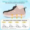 image:imageJOINFREE Toddler Sandals Kids Wide Girls Boys Aqua Athletic Sneakers Barefoot Beach Sandals QuickyDry Nonslip Outdoor Water Sports Hiking Sandals Summer Water Shoes for Pool River SwimBlack