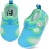 image:imageJOINFREE Baby Water Shoes Boys Girls Sandals Toddler Barefoot Beach Swim Shoes Baby Lightweight Summers Shoes Little Kids QuickDry Auqa Socks for Pool RiverBright Blue