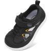 image:imageJOINFREE Toddler Sandals Kids Wide Girls Boys Aqua Athletic Sneakers Barefoot Beach Sandals QuickyDry Nonslip Outdoor Water Sports Hiking Sandals Summer Water Shoes for Pool River SwimBlack