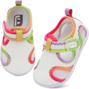 image:imageJOINFREE Baby Water Shoes Boys Girls Sandals Toddler Barefoot Beach Swim Shoes Baby Lightweight Summers Shoes Little Kids QuickDry Auqa Socks for Pool RiverWhitechanage